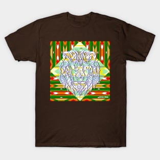 big tribal lion ecopop T-Shirt